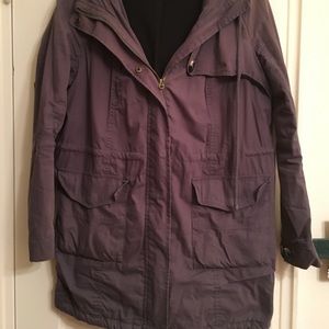 Distressed UO Blue Coat